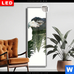 Leuchtbild Dia Adler Wald Schmal Produktvorschau mit dem Bild Adler & Wald im Format Schmal.