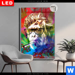 Leuchtbild Dia Affe Pop Art No 2 Hochformat Produktvorschau mit dem Bild Affe Pop Art No.2 im Format Hochformat.