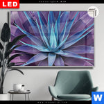 Leuchtbild Dia Agavenblaetter Querformat Produktvorschau mit dem Bild Agavenblätter im Format Querformat.