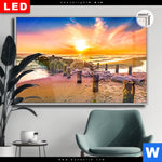 Leuchtbild Dia Am Strand Querformat Produktvorschau mit dem Bild Am Strand im Format Querformat.