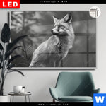 Leuchtbild Dia Anmutiger Fuchs Querformat Produktvorschau mit dem Bild Anmutiger Fuchs im Format Querformat.