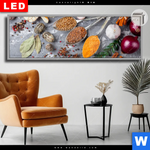 Leuchtbild Dia Aromatische Gewuerze Panorama Produktvorschau mit dem Bild Aromatische Gewürze im Format Panorama.