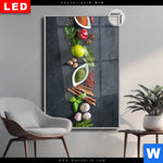 Leuchtbild Dia Aromen Der Weltkueche Hochformat Produktvorschau mit dem Bild Aromen der Weltküche im Format Hochformat.