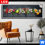 Leuchtbild Dia Aromen Der Weltkueche Panorama Produktvorschau mit dem Bild Aromen der Weltküche im Format Panorama.