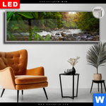 Leuchtbild Dia Asiatischer Tropischer Dschungel Panorama Produktvorschau mit dem Bild Asiatischer tropischer Dschungel im Format Panorama.