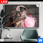 Leuchtbild Dia Ballon Aeffchen Querformat Produktvorschau mit dem Bild Ballon Äffchen im Format Querformat.