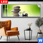 Leuchtbild Dia Bambus Steine Panorama Produktvorschau mit dem Bild Bambus & Steine im Format Panorama.