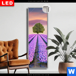 Leuchtbild Dia Baum Im Blumenfeld Schmal Produktvorschau mit dem Bild Baum im Blumenfeld im Format Schmal.
