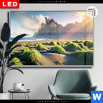 Leuchtbild Dia Beeindruckendes Island Querformat Produktvorschau mit dem Bild Beeindruckendes Island im Format Querformat.