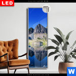 Leuchtbild Dia Bergsee In Amerika Schmal Produktvorschau mit dem Bild Bergsee in Amerika im Format Schmal.