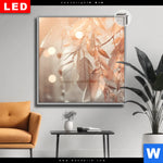 Leuchtbild Dia Blaetter Im Sonnenlicht Quadrat Produktvorschau mit dem Bild Blätter im Sonnenlicht im Format Quadrat.