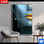 Leuchtbild Dia Blue Skin Hochformat Produktvorschau mit dem Bild Blue Skin im Format Hochformat.