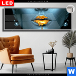 Leuchtbild Dia Blue Skin Panorama Produktvorschau mit dem Bild Blue Skin im Format Panorama.