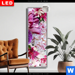 Leuchtbild Dia Bluehende Pfingstrosen Schmal Produktvorschau mit dem Bild Blühende Pfingstrosen im Format Schmal.