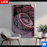 Leuchtbild Dia Blueten Spirale Hochformat Produktvorschau mit dem Bild Blüten Spirale im Format Hochformat.