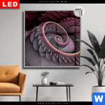 Leuchtbild Dia Blueten Spirale Quadrat Produktvorschau mit dem Bild Blüten Spirale im Format Quadrat.