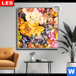 Leuchtbild Dia Bluetenzauber Quadrat Produktvorschau mit dem Bild Blütenzauber im Format Quadrat.