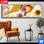 Leuchtbild Dia Blumen Collage No 1 Panorama Produktvorschau mit dem Bild Blumen Collage No.1 im Format Panorama.