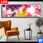 Leuchtbild Dia Blumen Collage No 2 Panorama Produktvorschau mit dem Bild Blumen Collage No.2 im Format Panorama.