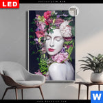 Leuchtbild Dia Blumen Koenigin Hochformat Produktvorschau mit dem Bild Blumen-Königin im Format Hochformat.