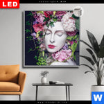 Leuchtbild Dia Blumen Koenigin Quadrat Produktvorschau mit dem Bild Blumen-Königin im Format Quadrat.