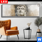 Leuchtbild Dia Buddha In Frieden Panorama Produktvorschau mit dem Bild Buddha in Frieden im Format Panorama.