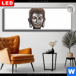 Leuchtbild Dia Buddha In Lotus Pose No 2 Panorama Produktvorschau mit dem Bild Buddha in Lotus Pose No. 2 im Format Panorama.
