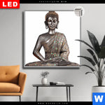 Leuchtbild Dia Buddha In Lotus Pose No 2 Quadrat Produktvorschau mit dem Bild Buddha in Lotus Pose No. 2 im Format Quadrat.