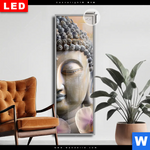 Leuchtbild Dia Buddha Orchideen Schmal Produktvorschau mit dem Bild Buddha & Orchideen im Format Schmal.