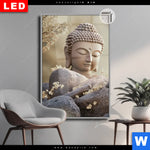 Leuchtbild Dia Buddha Stille Des Seins Hochformat Produktvorschau mit dem Bild Buddha - Stille des Seins im Format Hochformat.