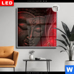 Leuchtbild Dia Buddha Weihrauch Quadrat Produktvorschau mit dem Bild Buddha & Weihrauch im Format Quadrat.