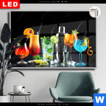 Leuchtbild Dia Bunte Cocktailtraeume Querformat Produktvorschau mit dem Bild Bunte Cocktailträume im Format Querformat.