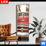 Leuchtbild Dia Bunte Vintage Oldtimer Schmal Produktvorschau mit dem Bild Bunte vintage Oldtimer im Format Schmal.