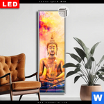 Leuchtbild Dia Bunter Buddha No 3 Schmal Produktvorschau mit dem Bild Bunter Buddha No.3 im Format Schmal.