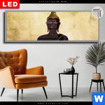 Leuchtbild Dia Dark Buddha Panorama Produktvorschau mit dem Bild Dark Buddha im Format Panorama.