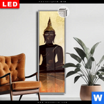 Leuchtbild Dia Dark Buddha Schmal Produktvorschau mit dem Bild Dark Buddha im Format Schmal.