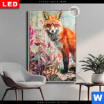 Leuchtbild Dia Der Fuchs Abstrakte Natur Hochformat Produktvorschau mit dem Bild Der Fuchs - Abstrakte Natur im Format Hochformat.