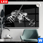 Leuchtbild Dia Der Geigenspieler Querformat Produktvorschau mit dem Bild Der Geigenspieler im Format Querformat.