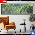 Leuchtbild Dia Der Wald Panorama Produktvorschau mit dem Bild Der Wald im Format Panorama.