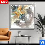 Leuchtbild Dia Digitale Blumen No 1 Quadrat Produktvorschau mit dem Bild Digitale Blumen No.1 im Format Quadrat.