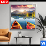 Leuchtbild Dia Drei Boote Quadrat Produktvorschau mit dem Bild Drei Boote im Format Quadrat.