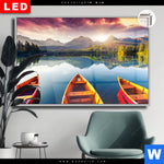 Leuchtbild Dia Drei Boote Querformat Produktvorschau mit dem Bild Drei Boote im Format Querformat.