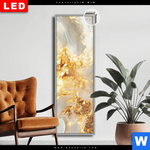 Leuchtbild Dia Edle Farbexplosion Gold Schmal Produktvorschau mit dem Bild Edle Farbexplosion Gold im Format Schmal.