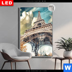 Leuchtbild Dia Eifelturm In Paris Hochformat Produktvorschau mit dem Bild Eifelturm in Paris im Format Hochformat.