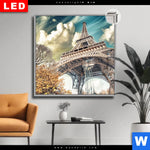 Leuchtbild Dia Eifelturm In Paris Quadrat Produktvorschau mit dem Bild Eifelturm in Paris im Format Quadrat.