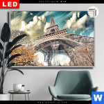 Leuchtbild Dia Eifelturm In Paris Querformat Produktvorschau mit dem Bild Eifelturm in Paris im Format Querformat.