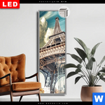 Leuchtbild Dia Eifelturm In Paris Schmal Produktvorschau mit dem Bild Eifelturm in Paris im Format Schmal.