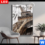 Leuchtbild Dia Eifelturm Shabby Stil Hochformat Produktvorschau mit dem Bild Eifelturm Shabby Stil im Format Hochformat.