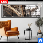 Leuchtbild Dia Eifelturm Shabby Stil Panorama Produktvorschau mit dem Bild Eifelturm Shabby Stil im Format Panorama.