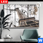 Leuchtbild Dia Eifelturm Shabby Stil Querformat Produktvorschau mit dem Bild Eifelturm Shabby Stil im Format Querformat.